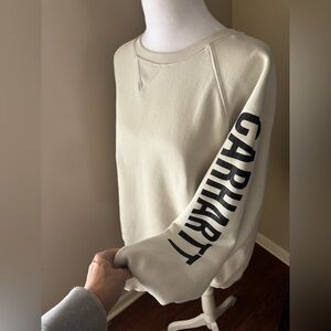 Carhartt Off-White Relaxed crewneck sweat shirt XL